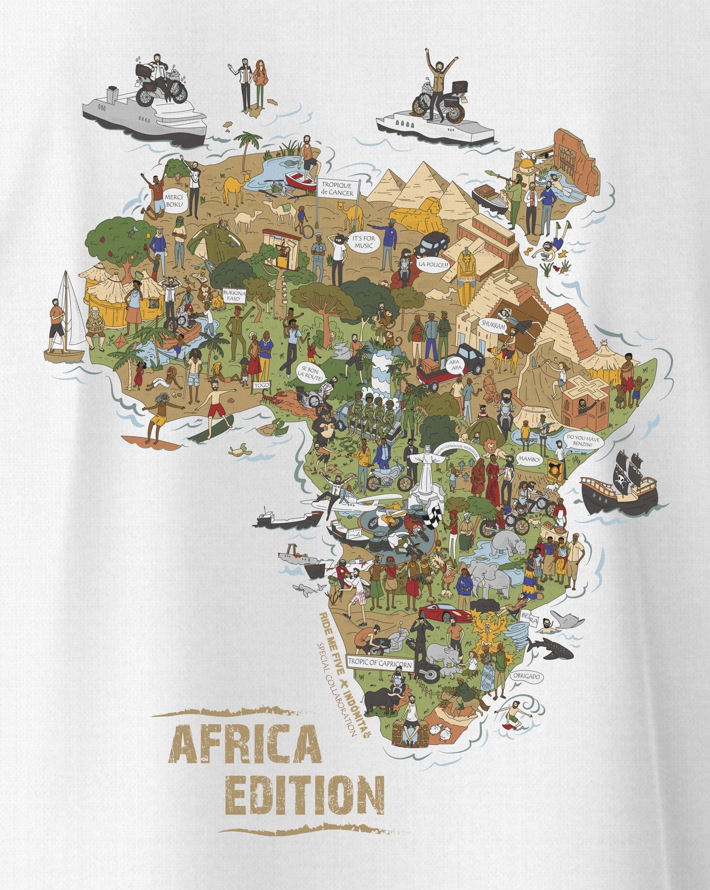 CAMISETA AFRICA EDITION