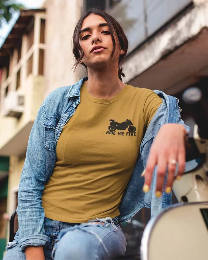 CAMISETA SUN JUMPER OCRE